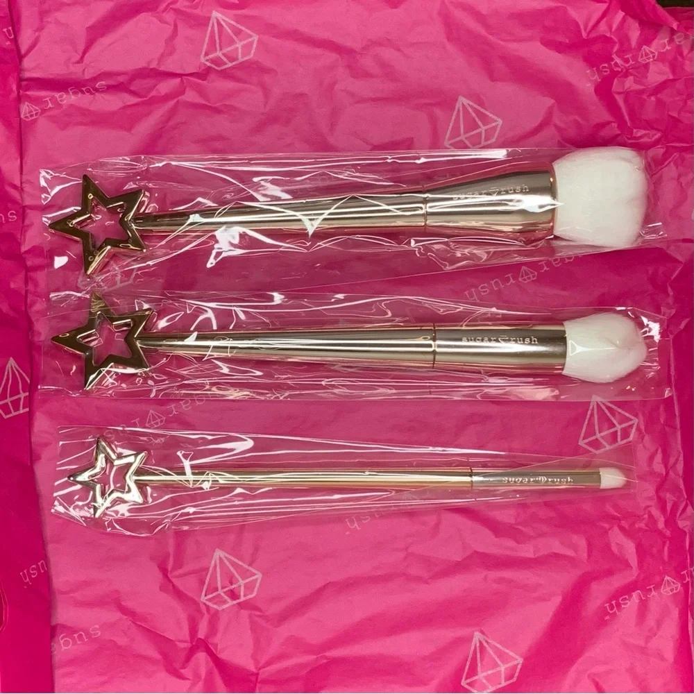 Tarte Sugar Rush Star Dusters Makeup Brush Set, NIB